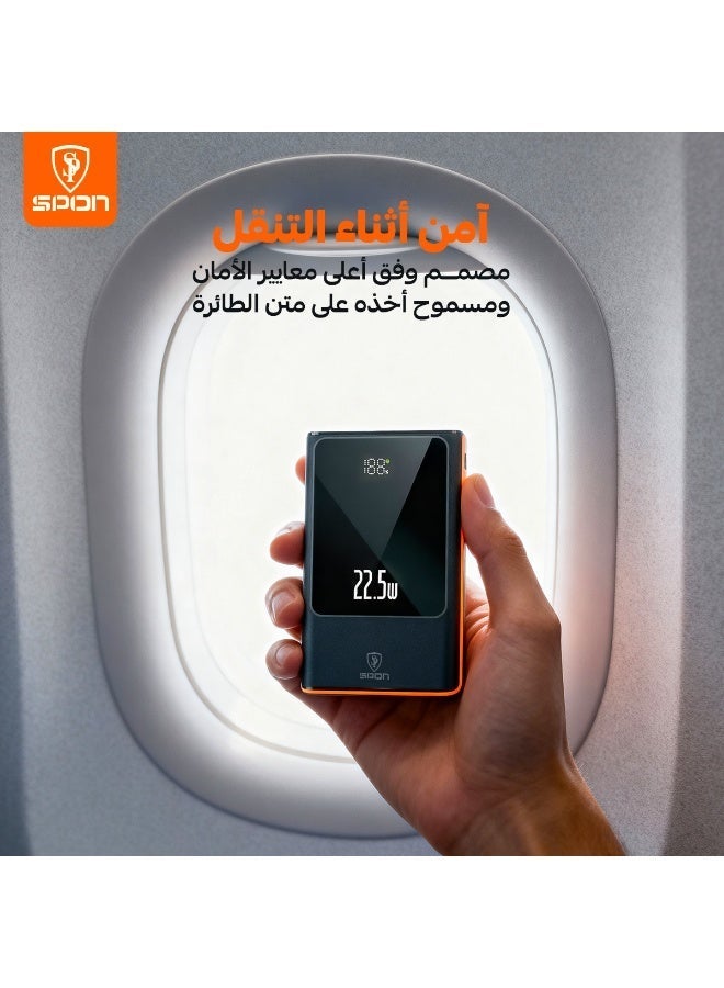 سبون باور بانك بشاشه بسعة 10000 وبقوة 22.5 واط - Image 5